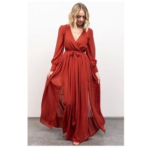 Baltic Born Rust Celine Maxi Dress